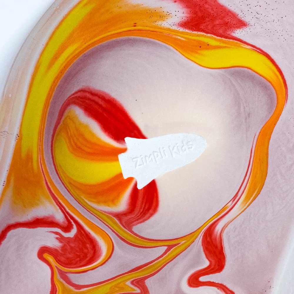 ZIMPLI - Large Cloud Rainbow Baff Bombz, Create a rainbow effect, fizzing, bathtime adventure, Bath Bomb Fizzing Fun for children 4 5 6 7 8 9