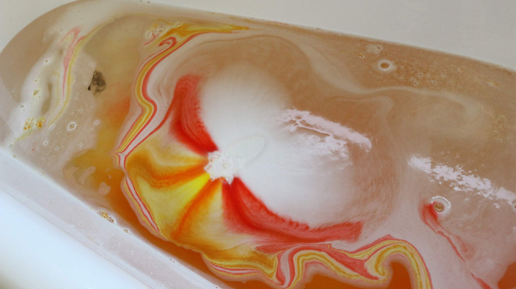 ZIMPLI - Large Cloud Rainbow Baff Bombz, Create a rainbow effect, fizzing, bathtime adventure, Bath Bomb Fizzing Fun for children 4 5 6 7 8 9